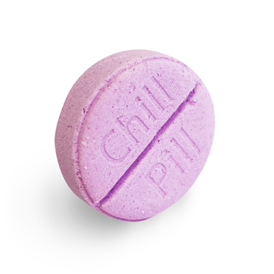 Chill Pill Bath Bomb | Lavender Chill Pill Bath Bomb | Lavender