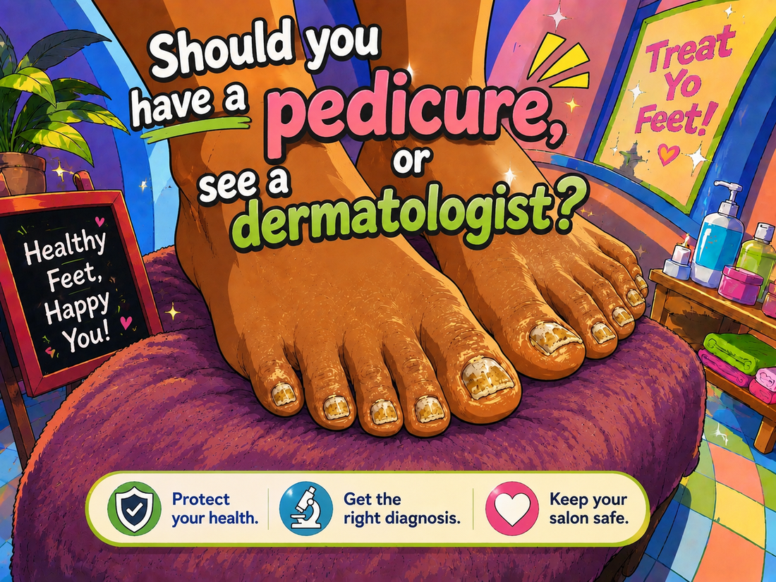 Do you need a pedicure or dermatologist?