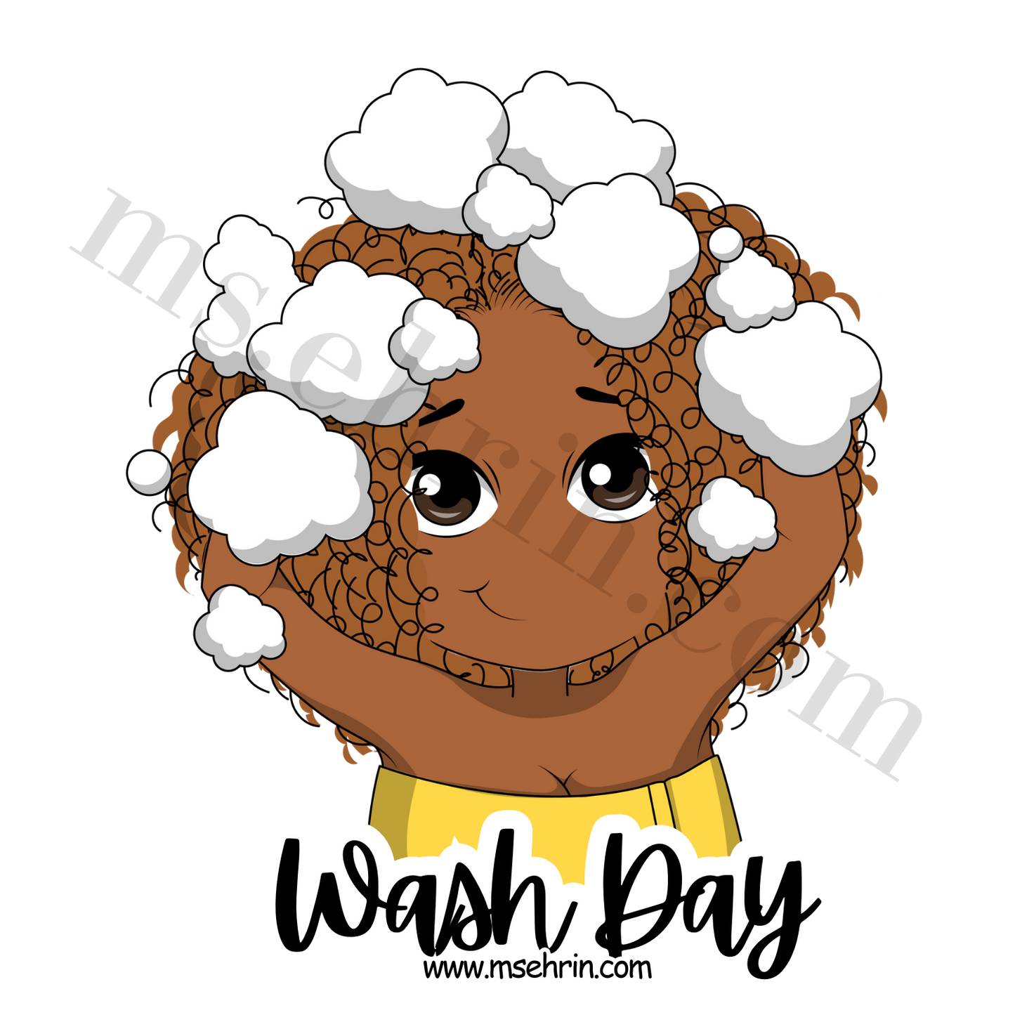 Wash Day Sticker | Yellow