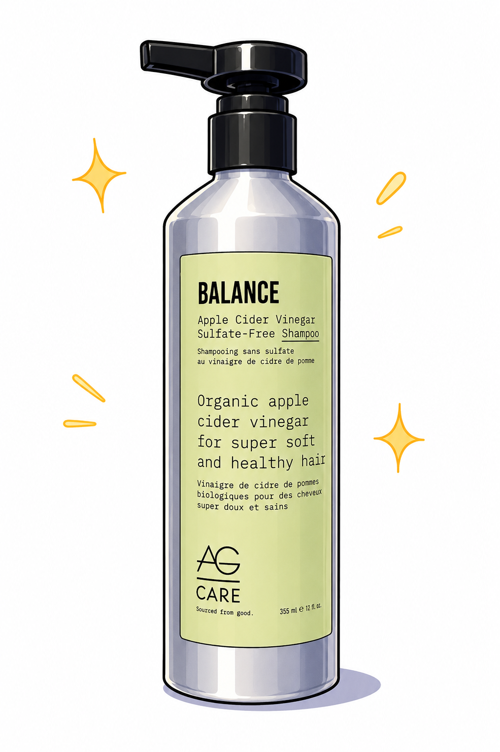 AG Care | Balance | Apple Cider Vinegar Sulfate-Free Shampoo